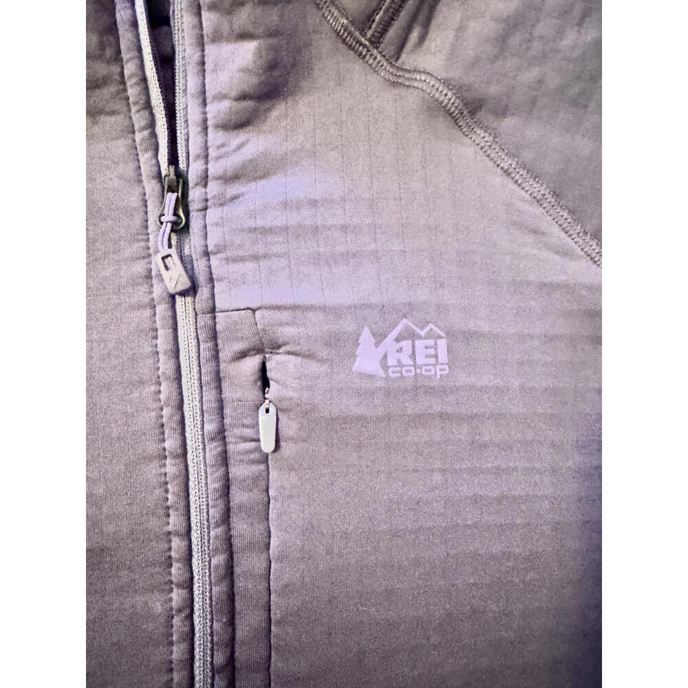 REI Co-op Women’s Flash Power‎ Air Jacket NWT Graystone Large Polartec Fleece - Picture 3 of 8